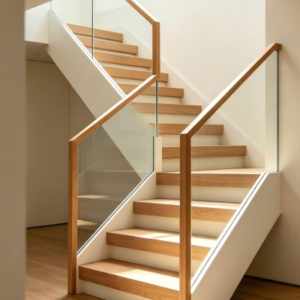 L-shaped Double  Stringer Staircase